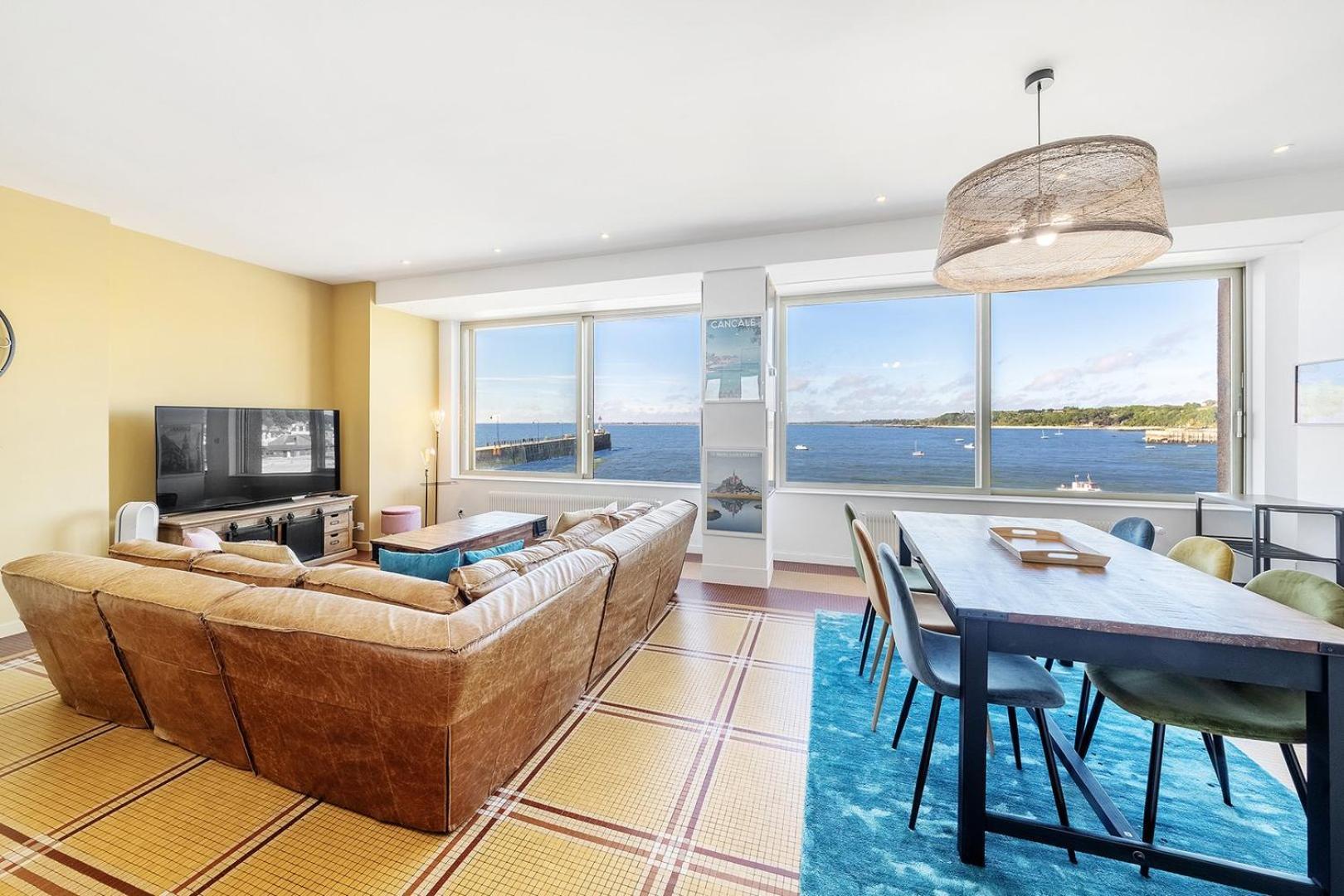 L'Amiral- Vue Mer - Appartement 3 Chambres/Parking カンカル エクステリア 写真